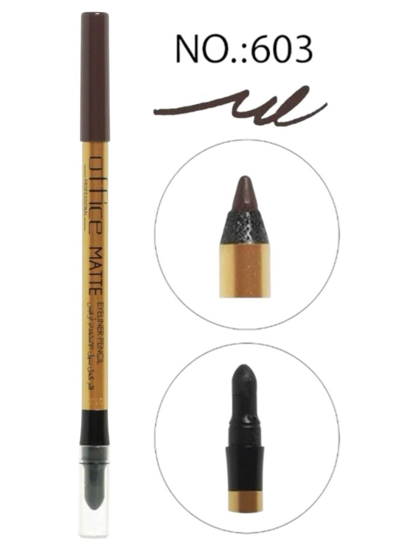 Office Matte Eyeliner Pencil NO. :603 - Image 1