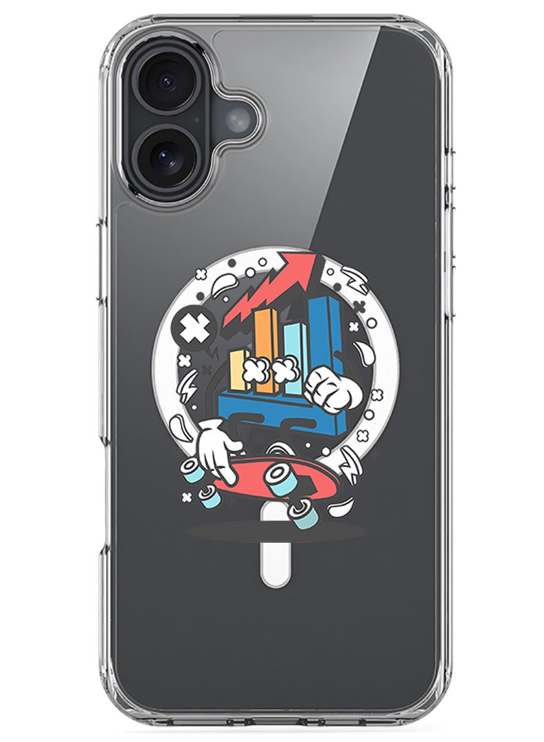 Theodor Magnetic Case for Apple iPhone 17 Compatible with MagSafe Wireless Charging, Shockproof Phone Bumper Cover - Stocks Market - Image 1