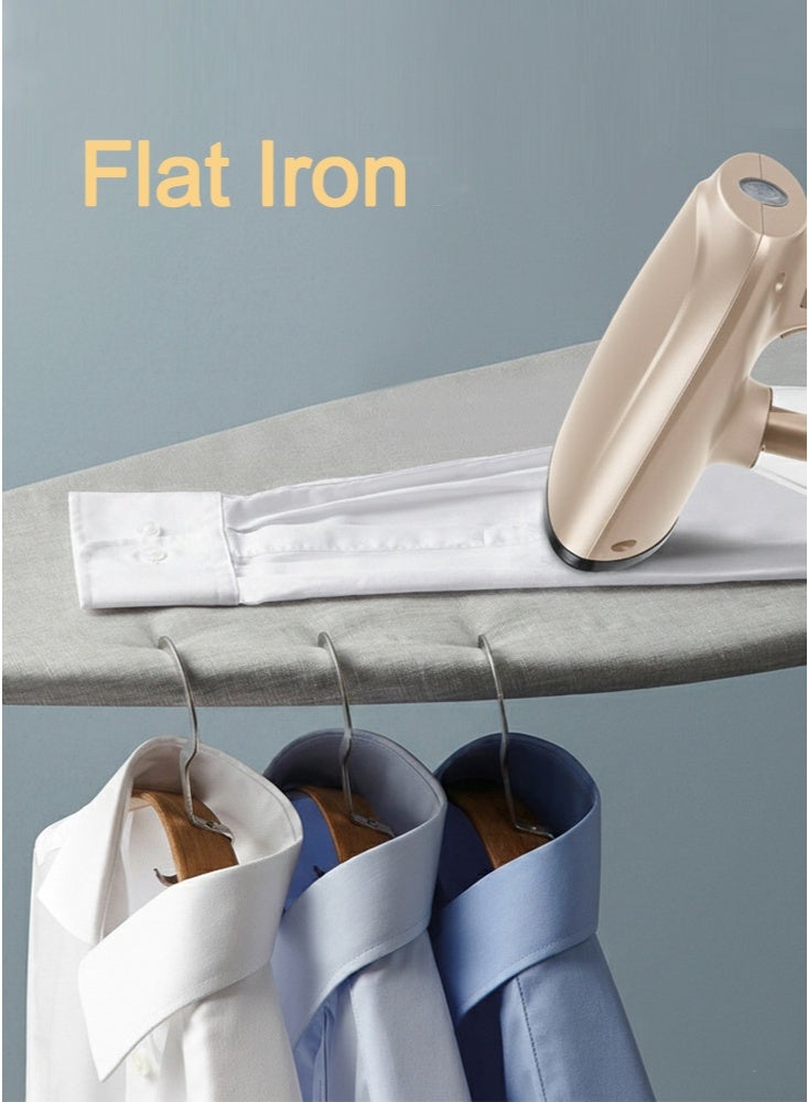 GREBON 1500W Handheld Clothes Steamer - Portable Steam Iron with Strong Penetrating, Travel-Friendly Garment Steamer Iron, Ergonomic Compact Design 200 ml YS-20082 Beige - Image 5