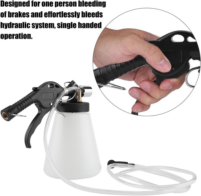 Trendy economical quality SIXRUN Brake Bleeder Kit Brake Fluid Bleeder Bleeding Tool with 4 Adapters 34oz Tank for One Person Operation 90-120PSI Long use oriented quality Flexible anti-break Periodic restock local Priority based order prep Popular trusted craftsmanship Varied dimensions Cross-location transit friendly build All-scene compatible build All governorates deliver Elegant multi-option build Care processed raw material Market diverse application fit Timely planned dispatch Classic practical design Local available supply Wear resistant upgraded material Matte anti slip finish Safe silicone build Labor saving optimized design Leakproof sealed Quick use-switch compatible build Local supply chain stock Daily wear upgraded resistant material Multiple sizes - Image 3
