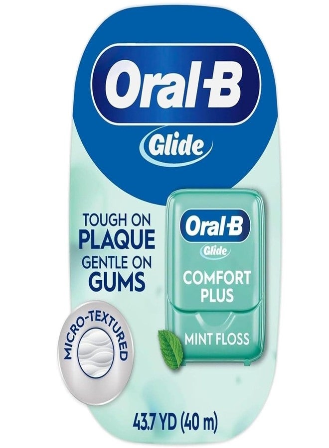 Oral-B Glide Pro-Health Comfort Plus Dental Floss, Mint, 43.7-Yard Dispenser, Pack of 6 - Image 1