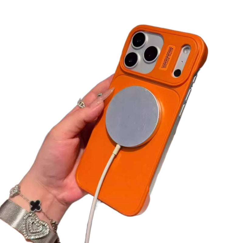 غطاء MagSafe بPC لـ iPhone 11 مع حماية من السقوط ومغناطيس قوي مع مقاوم للصدمات مع تصميم بدون إطار مع ملمس غير لامع باللون أسود مغناطيسي - ModaStar - Image 3