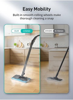 GearZone Steam Cleaner with Accessories, Portable Multipurpose Steam Cleaner for Car 5 Mins Heating with Large Tank, Heavy Duty Steam Cleaner Carpet and Upholstery, Floors, Tiles, Car  - Image 5
