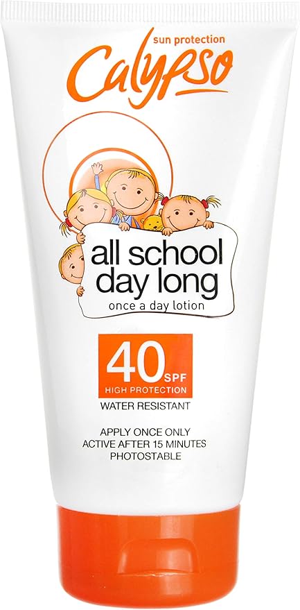 Calypso All School Day Long Sun Lotion SPF 40 150ml Water Resistant Sunscreen - Image 4