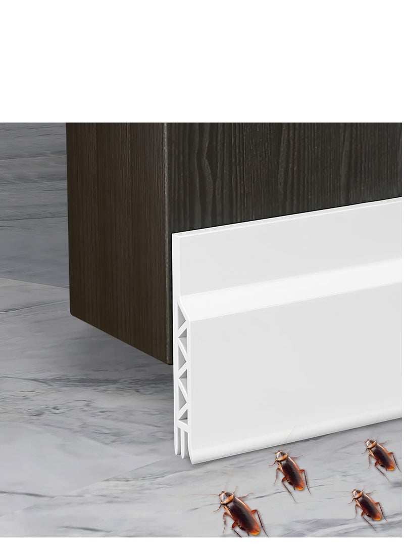 Door Draft Stopper for Weather Stripping Seal - 1M Interior Protection Against Drafts, Dust, Noise, and Pests  - Image 1