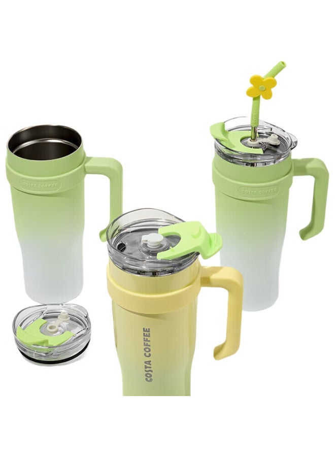 Costa Giant Insulated Tumbler For Men And Women, Large Capacity Water Bottle, Stainless Steel Straw Cup, Student Ice Cup, Car-Friendly Gift - Image 2