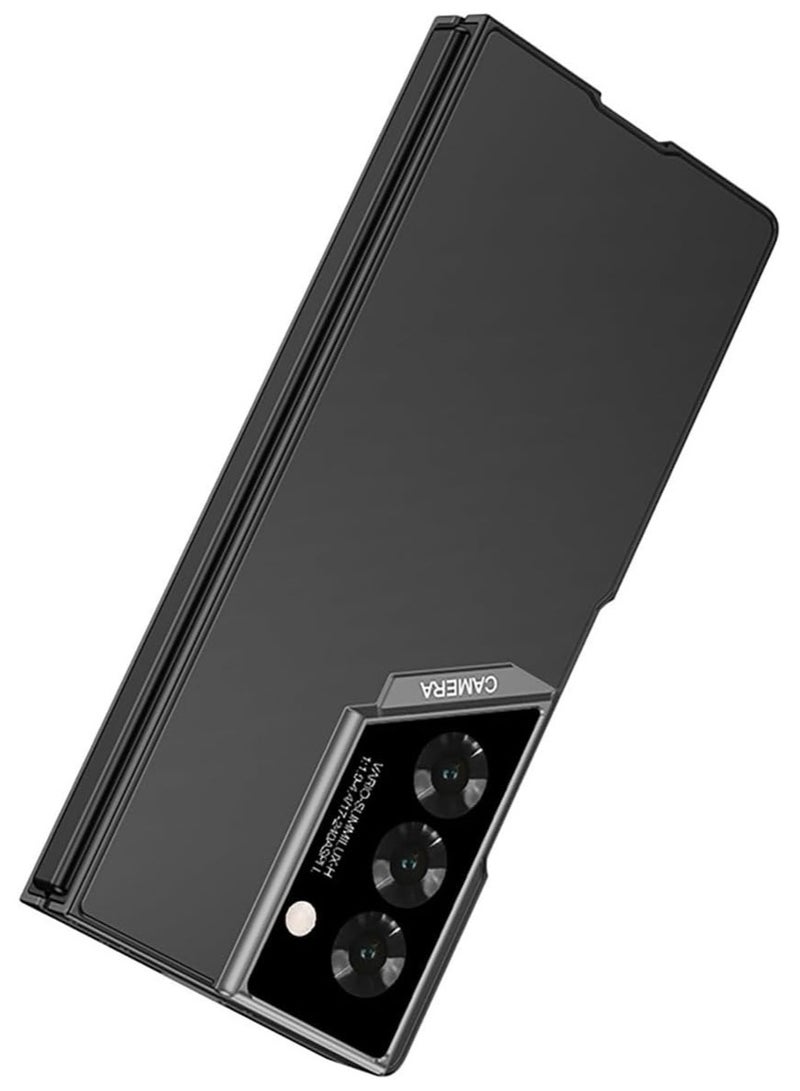 Captaintech Compatible with Galaxy Z Fold 6 Case, Slim Phone Shell, Anti Drop, Full 360° Coverage,Wireless Charging Compatible Case for Z Fold 6 2024 (Black) - Image 3