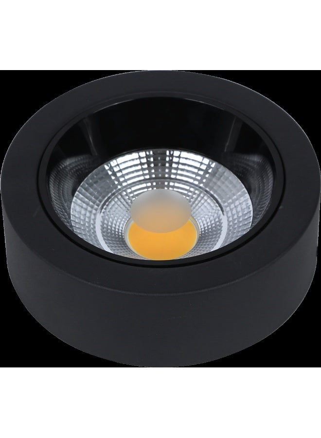 TOEFL Visible anti-glare lamp, black frame, white lighting color, 18 watts, 20 cm, TOEFL  - Image 1