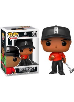 Funko Pop Sports: Pga Tiger Woods Red Shirt Pop Vinyl Figure (Bundled With Pop Shield Protector)  - Image 5