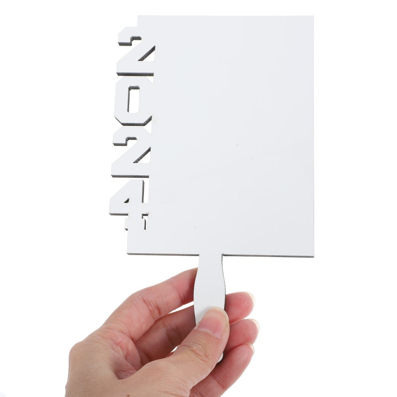 Sublimation Photo Frame Handheld Blank 2024 Photo Fan Graduation Picture Fan - Image 4