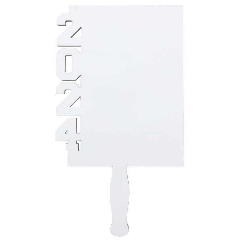 Sublimation Photo Frame Handheld Blank 2024 Photo Fan Graduation Picture Fan - Image 1