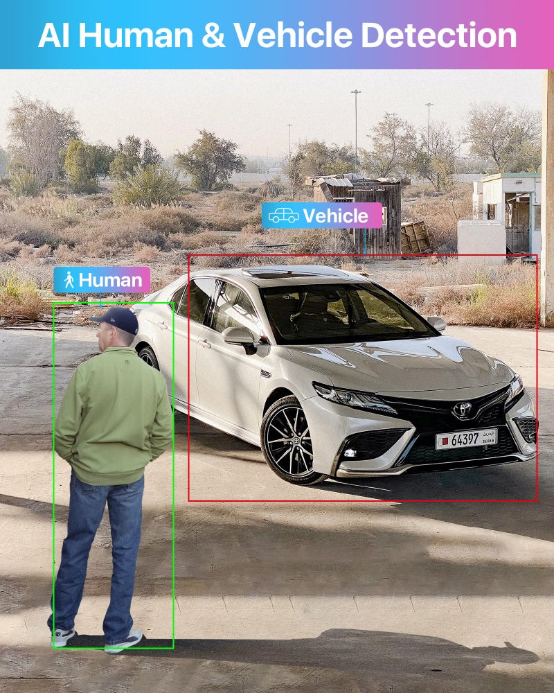 ZOSI 5MP 3K Lite 8 Channel H.265+ Home Security Camera System with AI Human Vehicle Detection, 8CH Surveillance DVR, 8 x 1080p Weatherproof CCTV Dome Camera Outdoor Indoor, 80ft Night Vision, 1TB HDD - Image 4