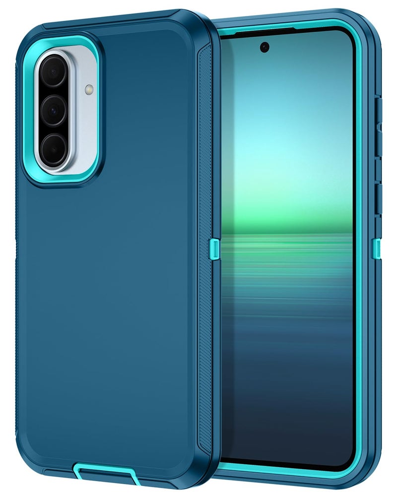 I-HONVA for Samsung Galaxy A36 5G Case Shockproof Dust/Drop Proof 3-Layer Full Body Protection [Without Screen Protector] Rugged Heavy Duty Cover Case for Galaxy A36 5G,Turquoise - Image 1