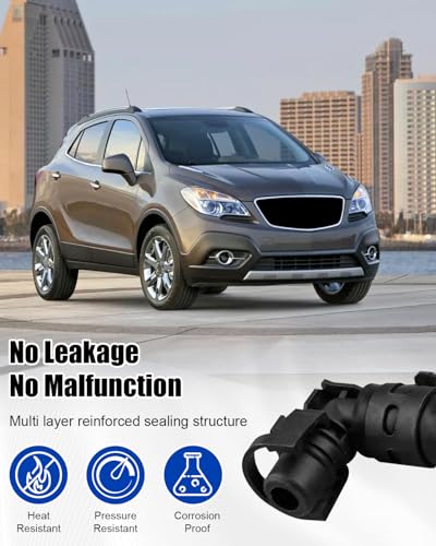 HUQUZN Radiator Coolant Hose Fit for Buick Encore Chevrolet Trax 2013 2014 2015 2016 2017 2018 2019 2020 2021 Replace 96968694 14L - Image 5