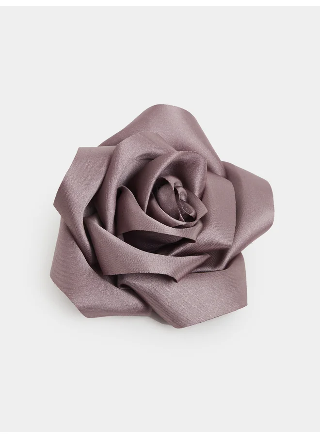 ستايلي Styli Satin Flower Hair Clip