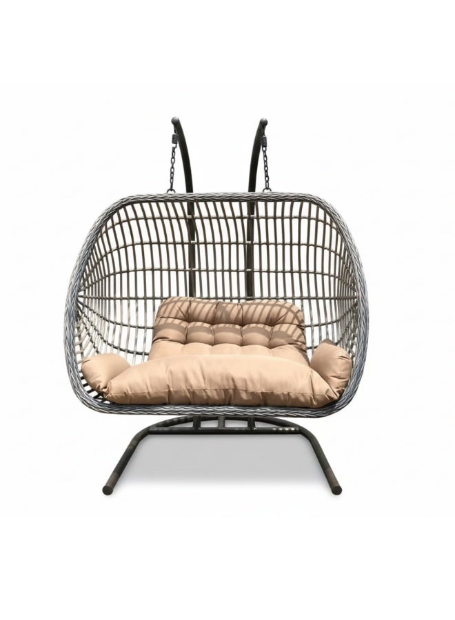 سوين للاثاث أرجوحة سوين الخارجية لشخصين | أرجوحة فناء متينة - Image 1