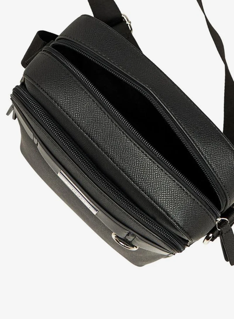 Lee Cooper BLACK Men Adjustable Strap Crossbody Bag for Men | Best Price UAE