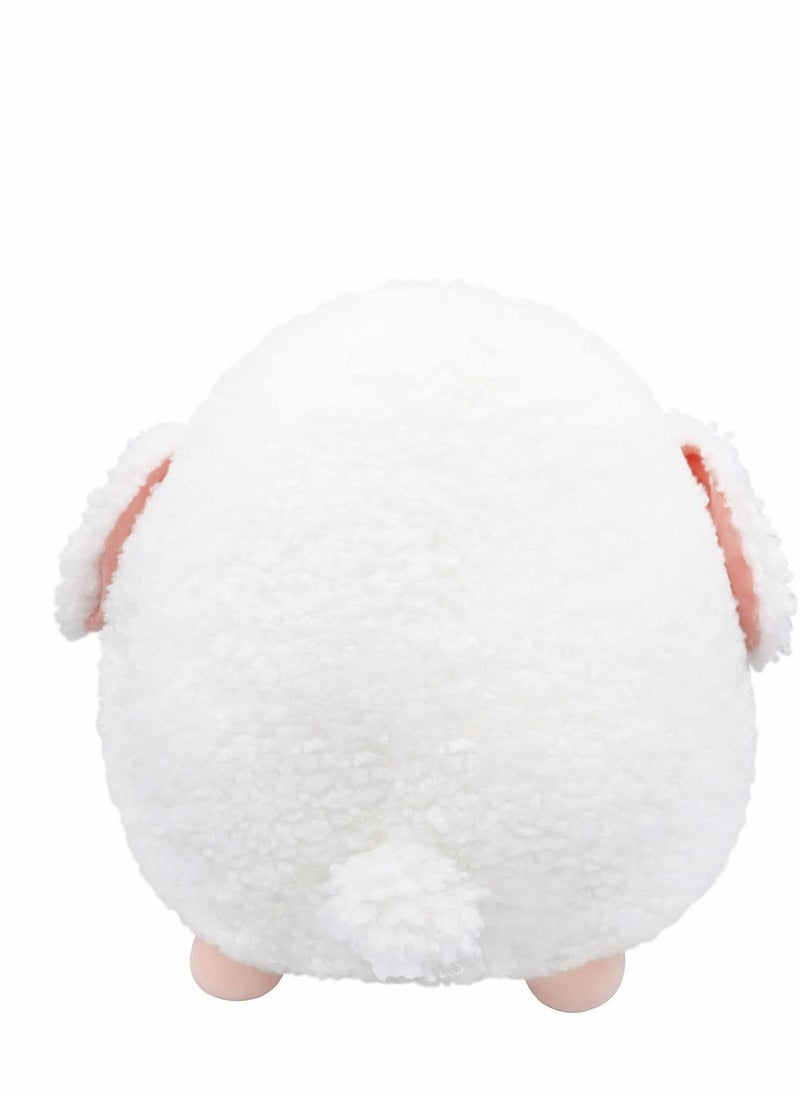 SYOSI - Lamb Plush Pillow, Plush Cute Stuffed Animal Soft Hugging Pillow, Kawaii Plushie Mini Plush Pillows for Kids Adults, White（9.05”，Small） - Image 1