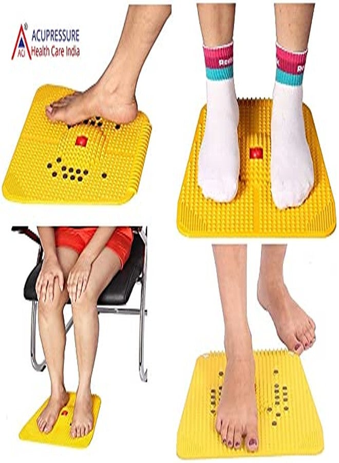 ACi Acupressure Magnetic Foot Mat for Stress and Pain Relief - Multicolor - Image 4