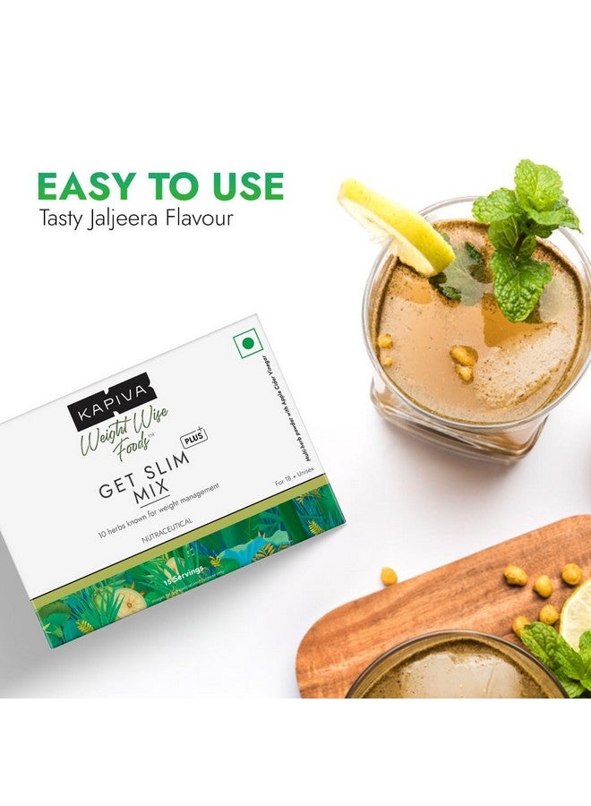 Kapiva كابيفا مزيج الحصول على الرشاقة | مزيج من 10 مكونات للعناية بالوزن | رعاية الوزن على المدى الطويل | بدون مواد حافظة | 15 كيس، عبوة من 2 - Image 4