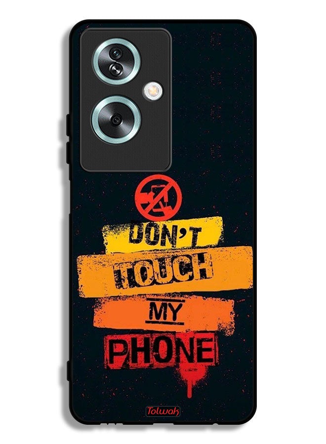 Tolwak Oppo A2 Protective Case Cover Do Not Touch My Phone - Image 1