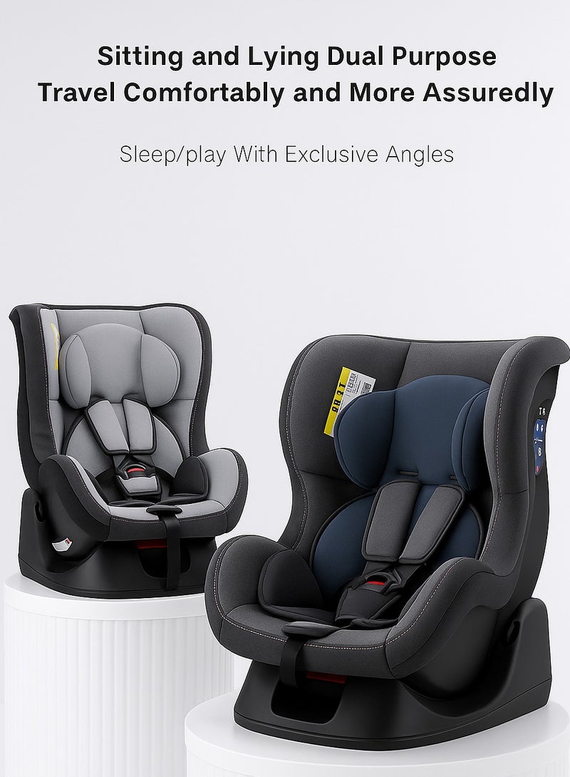 Toddler Car Seat 0 to 4 Years Adjustable Reclining Infant Car Seat Shock-Absorbing Cushion 360 Surround Protection Universal for Most Vehicles  - Image 2
