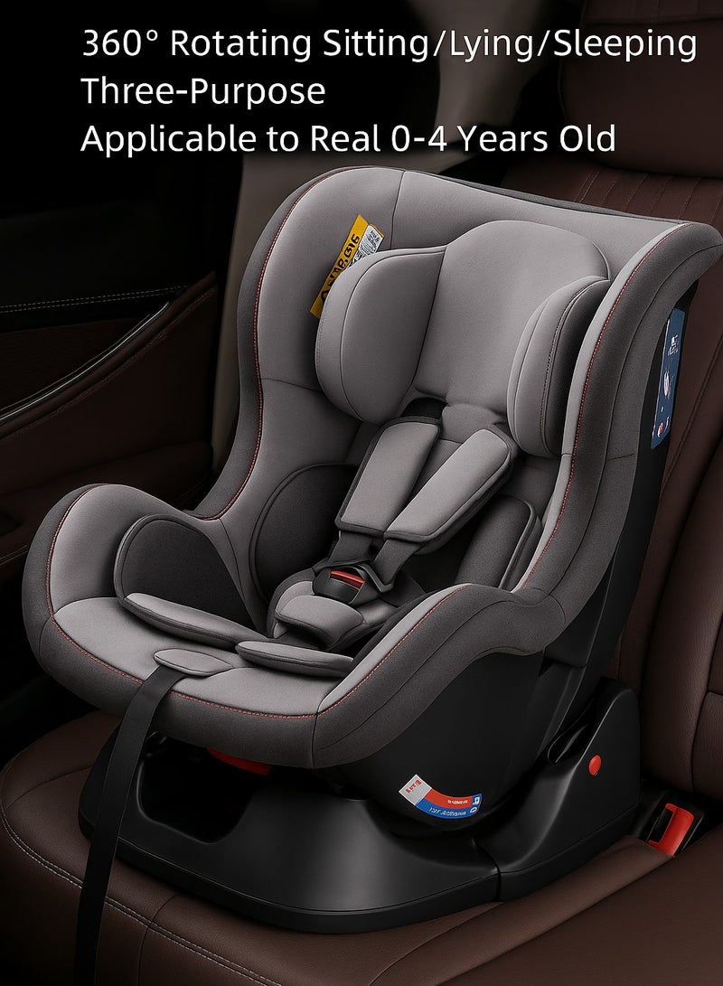 Toddler Car Seat 0 to 4 Years Adjustable Reclining Infant Car Seat Shock-Absorbing Cushion 360 Surround Protection Universal for Most Vehicles  - Image 5