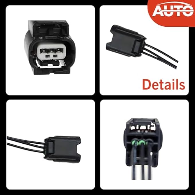AUTO OCCASION Automotive Alternators Plug Connector Pigtail 3 PIN Compatible with Honda Accord Hybrid EX-L Touring LX Sport Hybrid Touring Plug-In Accord - Image 2