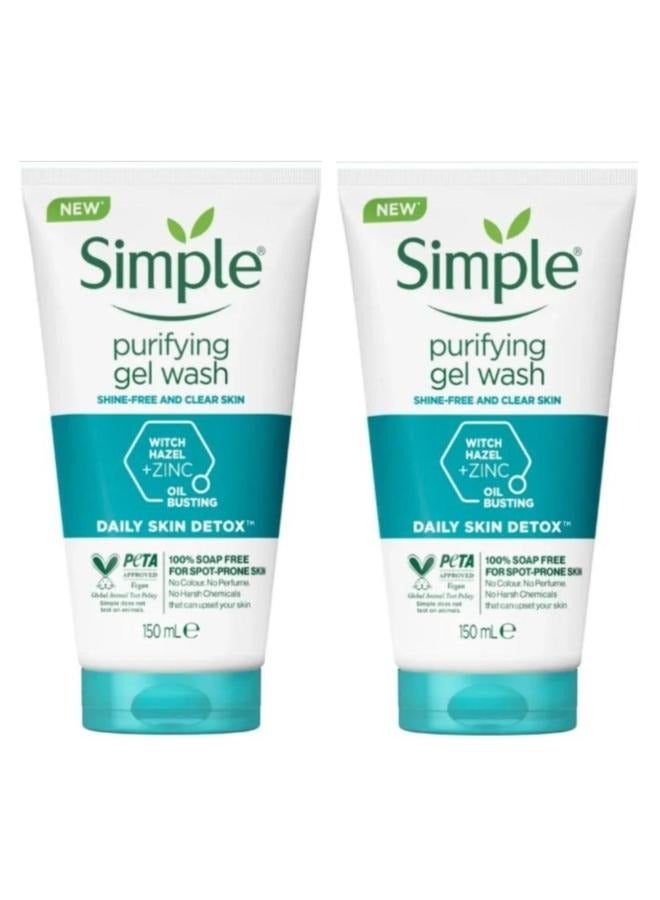 simple 2Pcs Simple Purifying Gel wash - 150m - Image 1