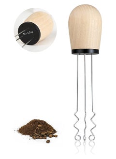 MIBRU Coffee Needle Zigzag Pen size Design with Tamper 58mm, 53mm, 51mm Distributor Leveler Tool Conglomerate Type Professional Barista Coffee Powder Stirring Tool  - Image 2