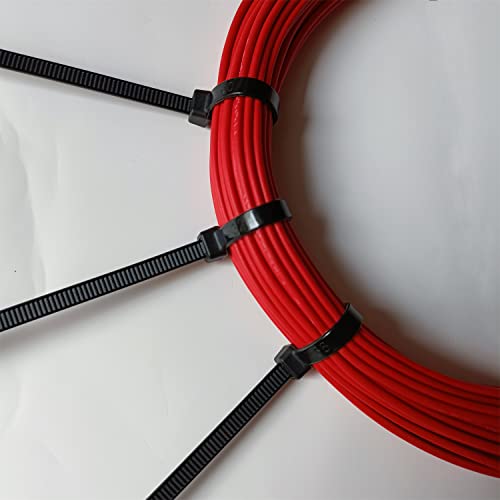 BBDOU Zip Ties 4 inch 1000 pcs Cable Zip Ties with 18 Pounds Tensile Strength, Black Cable Ties, Self-Locking Nylon Tie Wraps for Indoor and Outdoor (4 inch 1000 pcs, Black) - Image 3