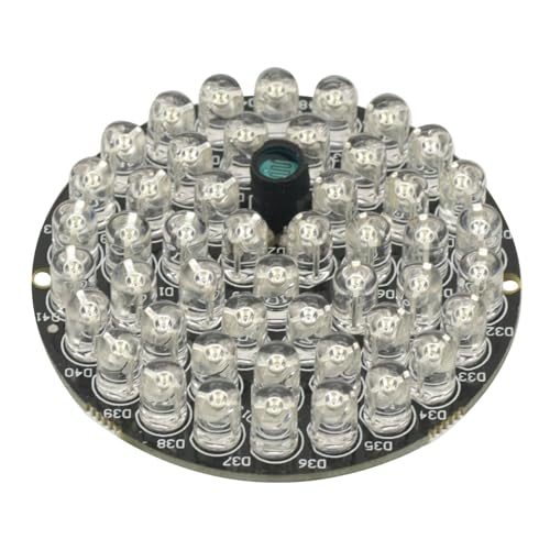 GODIYMODULES 850nm 48pcs LED IR Illuminator Infrared Night Vision Light Lamp for CCTV Camera IR Illuminators - Image 4