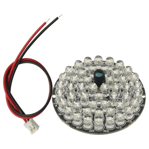 GODIYMODULES 850nm 48pcs LED IR Illuminator Infrared Night Vision Light Lamp for CCTV Camera IR Illuminators - Image 1