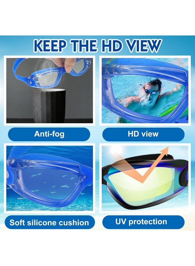 Konohan 24 Pack Swim Goggles, Anti Fog Swimming Equipment With Protection Polarized Women Men Swimming Goggles No Leaking Full Protection Sport Swimming Goggles With Wide View For Adult Youth - Image 5