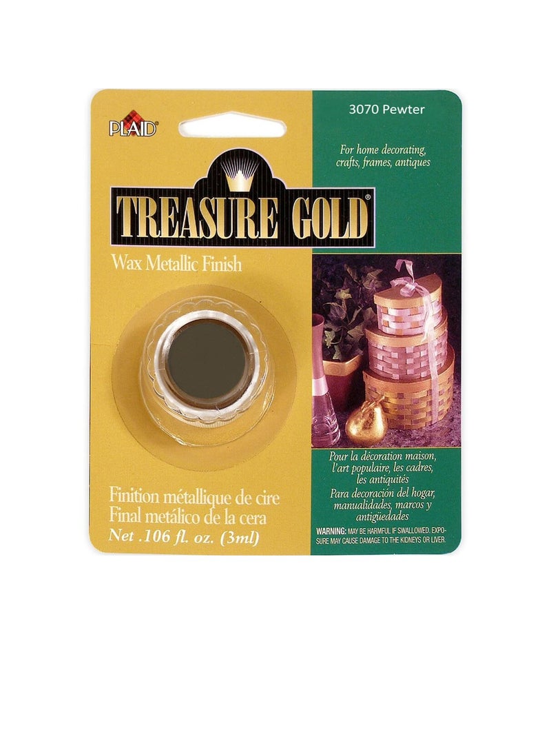 PLAID Treasure Gold Metallic Wax Finish Pewter - Image 1