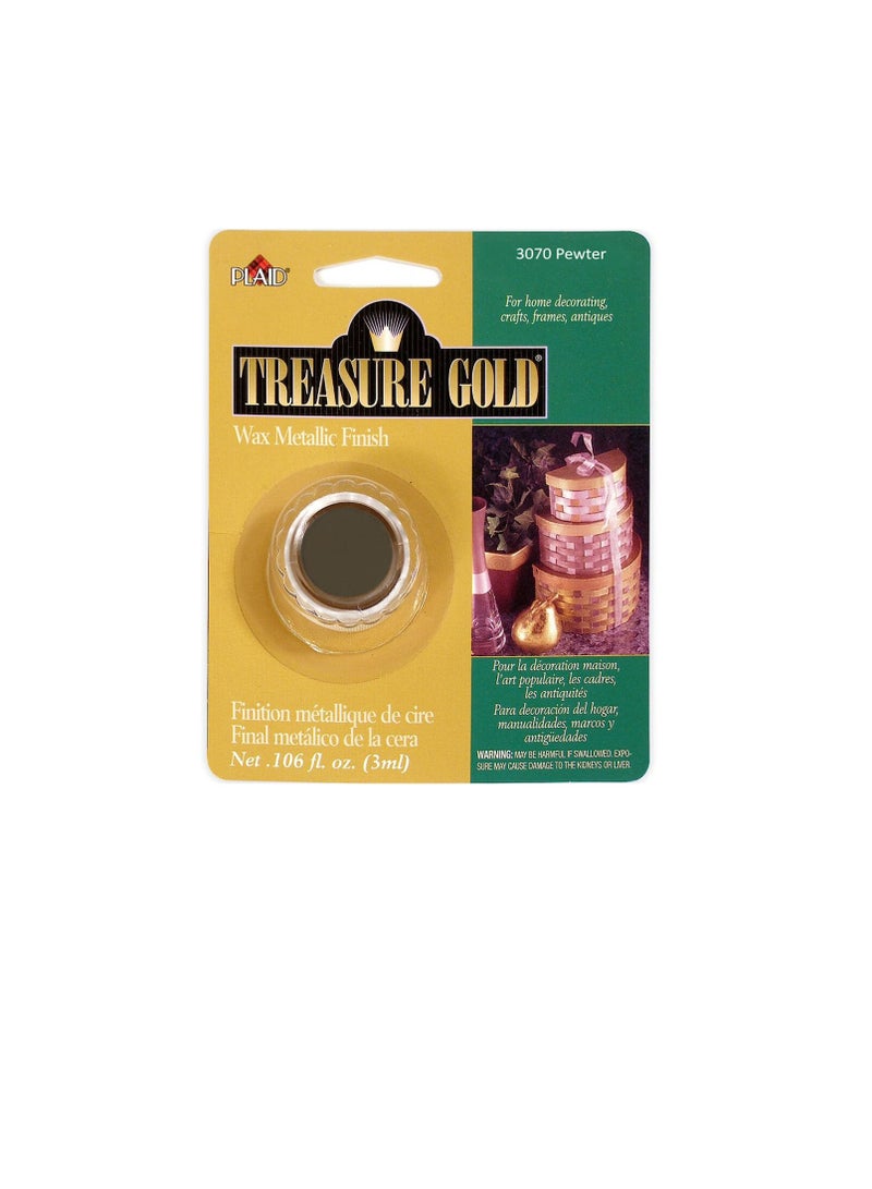 PLAID Treasure Gold Metallic Wax Finish Pewter - Image 3