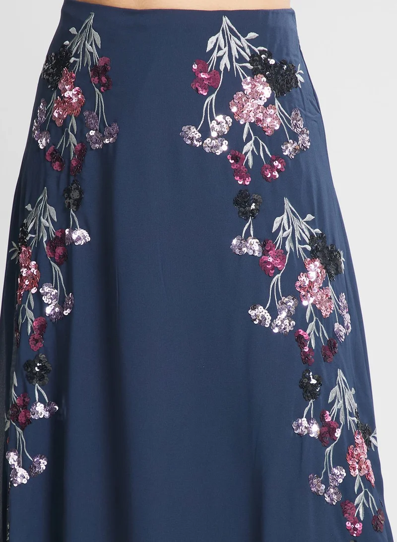 Maya High Waist Floral Printed Skirt