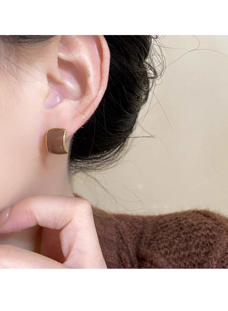 6 أزواج من أقراط مجموعة ، مجموعة سيدة ، فتاة أزياء مجموعة أقراط اللؤلؤ ، وأفضل هدية مجموعة مجوهرات - Image 5