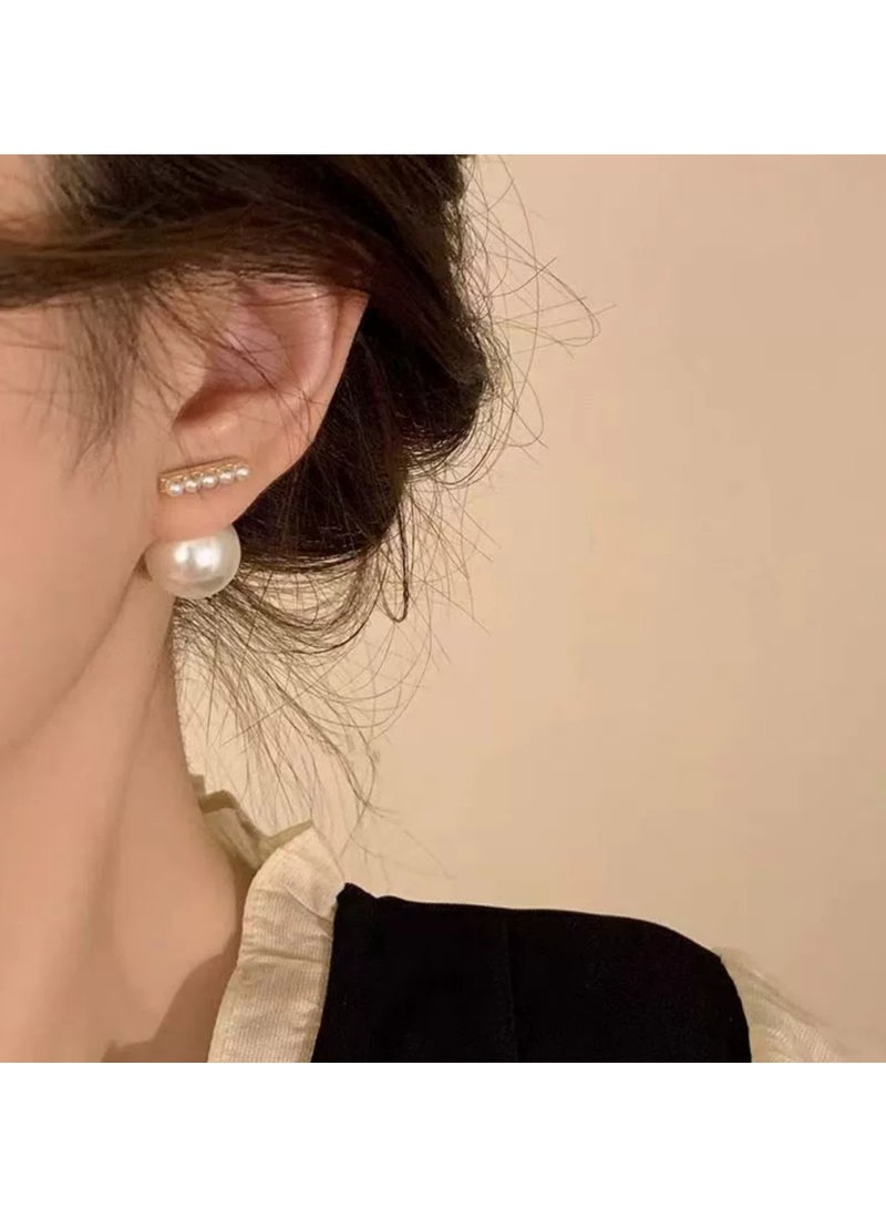 6 أزواج من أقراط مجموعة ، مجموعة سيدة ، فتاة أزياء مجموعة أقراط اللؤلؤ ، وأفضل هدية مجموعة مجوهرات - Image 2