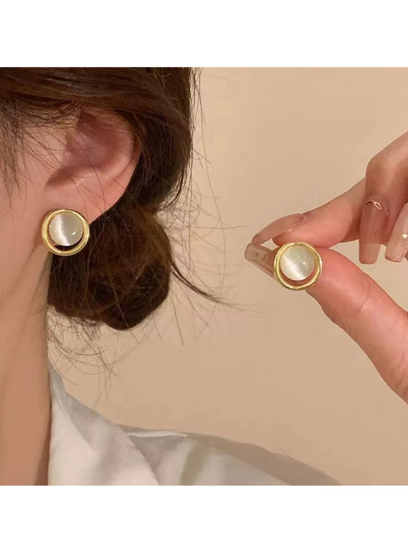 6 أزواج من أقراط مجموعة ، مجموعة سيدة ، فتاة أزياء مجموعة أقراط اللؤلؤ ، وأفضل هدية مجموعة مجوهرات - Image 4