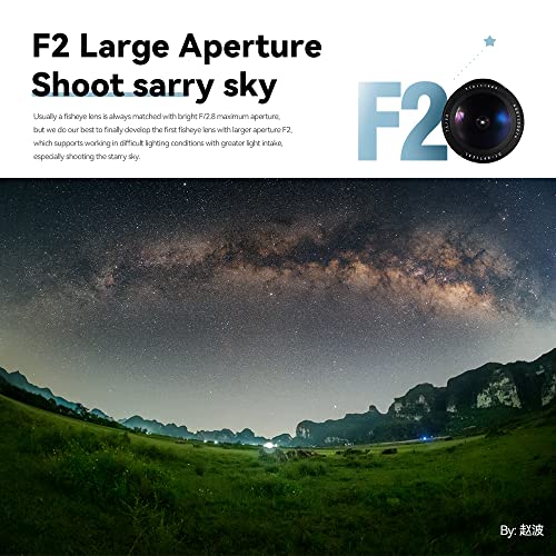 TTArtisan 7.5mm F2.0 APS-C Large Aperture Cameras Lens Fisheye Lens Compatible with Sony E Mount Camera A5000, A5100, A6000,A6100, A6300,A6400, A6500, A6600, NEX-3,NEX-3N, NEX-3R - Image 5