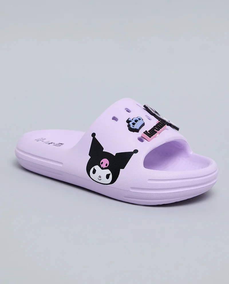 R&B Kuromi Charm Detail Slides