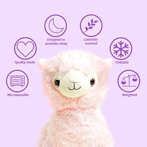 Warmies Microwavable French Lavender Scented Plush Llama - Image 2