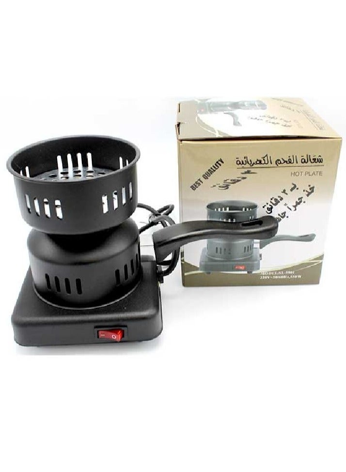 Electric Charcoal Burner 500 Watts Black - Image 3