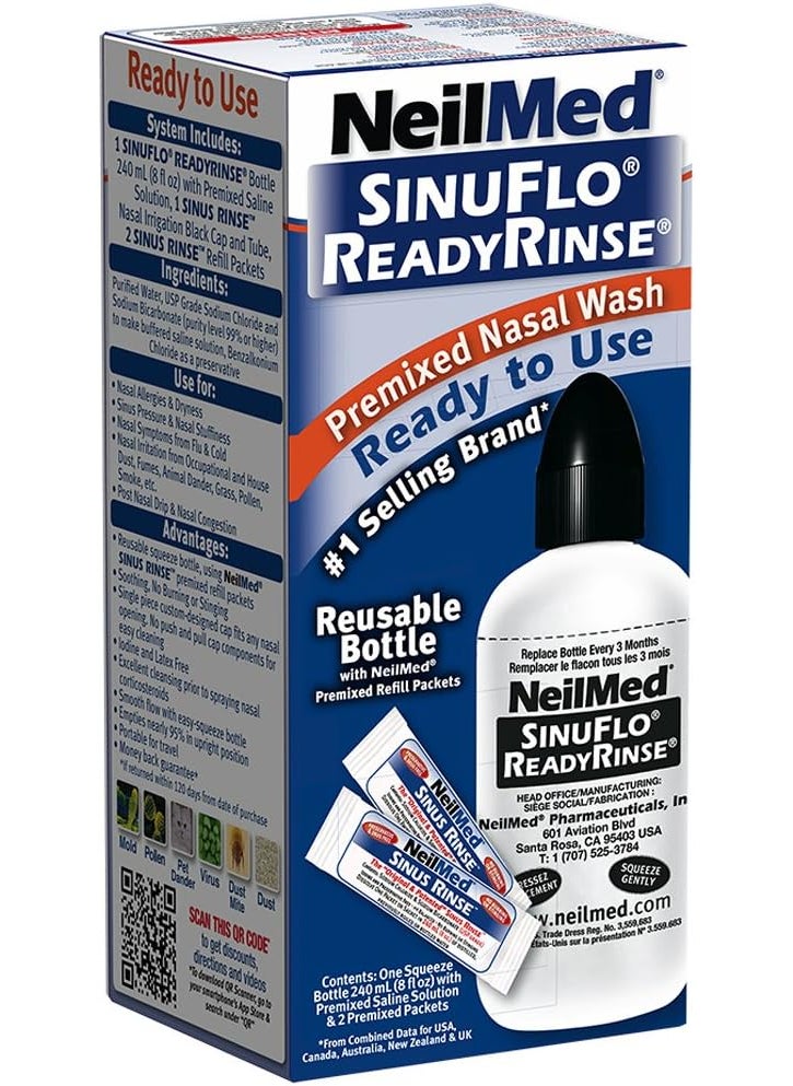 NeilMed Neil Med SinuFlo Ready Rinse, 8 fl oz 
