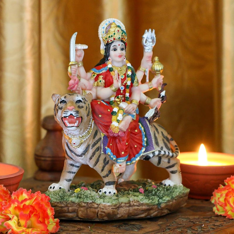 alikiki تمثال الإلهة دورجا على شكل نمر - Image 3