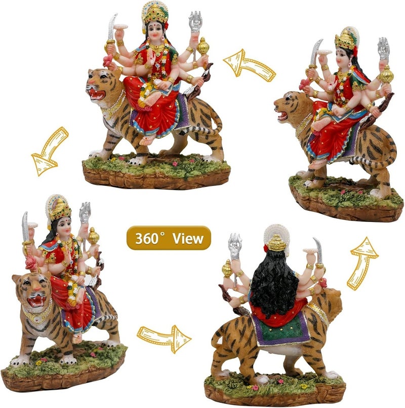 alikiki تمثال الإلهة دورجا على شكل نمر - Image 5