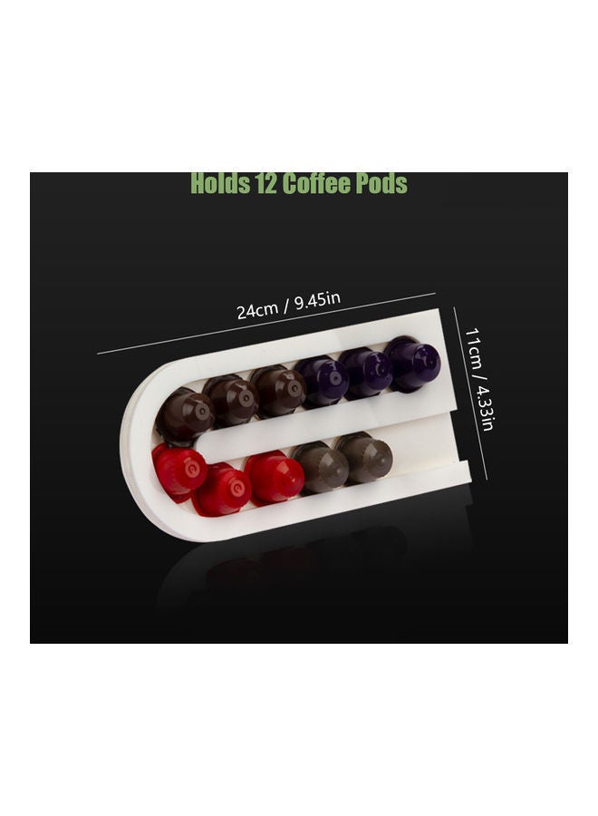 NIBEMINENT Coffee Pod Capsule Rack white 0.4kg  - Image 4