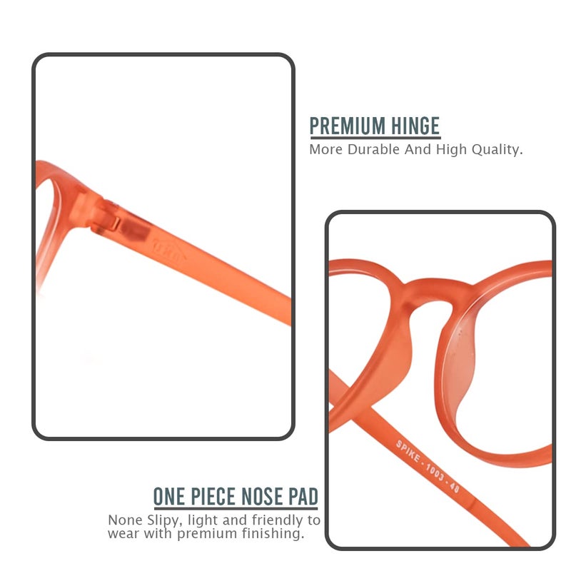 EYMEN Classic Non Prescription Clear Lens Glasses for Women Men Round Frame Eyeglasses Multiple Shades - Image 5