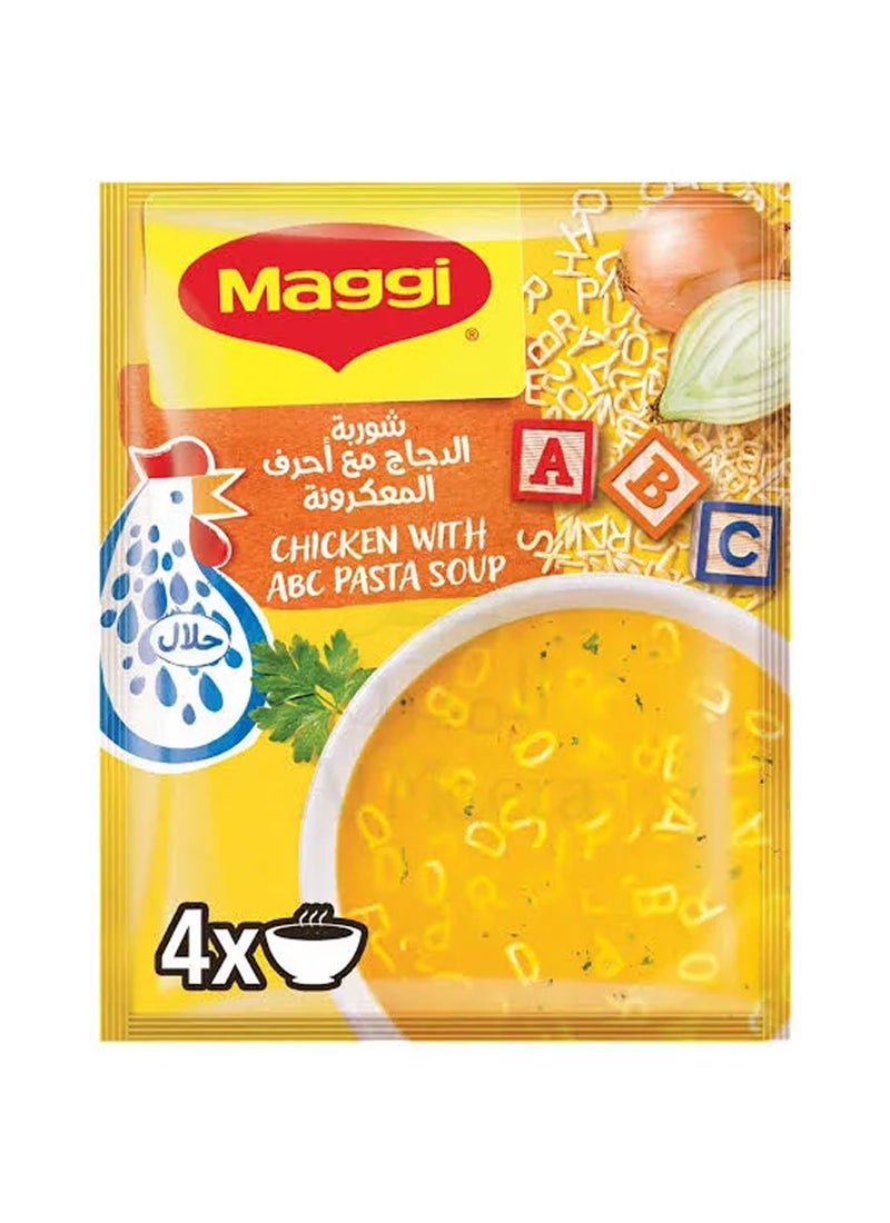 Maggi Chicken Letters Pasta Soup 66g - Image 1